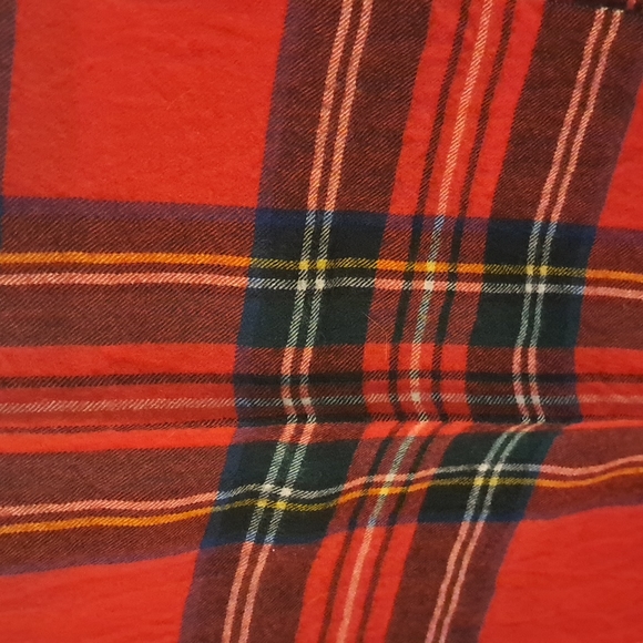 Red Plaid Scarf - Picture 4 of 4